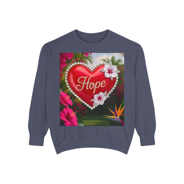 Sweatshirt Unisex Inspirational-With Our Beautiful "Hope" 'Solid Red Heart' Design- Faith Apparel Unisex Jumper Religious Gift, Comfort Wear, Gospel Fashion - Image 27