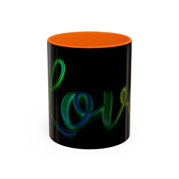 Our inspirational "Love" 'light in darkness' Ceramic Accent Coffee Mug Design is Perfect for Wedding Gifts, Inspirational Decor - Image 41