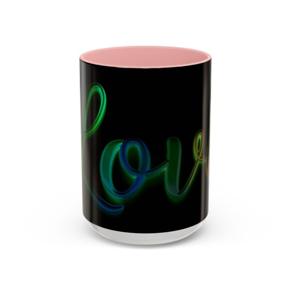 Our inspirational "Love" 'light in darkness' Ceramic Accent Coffee Mug Design is Perfect for Wedding Gifts, Inspirational Decor - Image 25