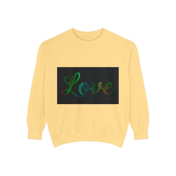 Sweatshirt Unisex with our inspirational  "Love" 'light in darkness' Design!! Faith Apparel Gospel Fashion Jumper, Pullover - Image 17