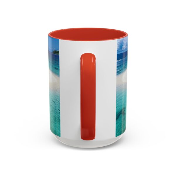 Our inspirational "Five Palm Island" Ceramic Accent Coffee Mug Design is Perfect for Wedding Gifts, Inspirational Decor - Image 32