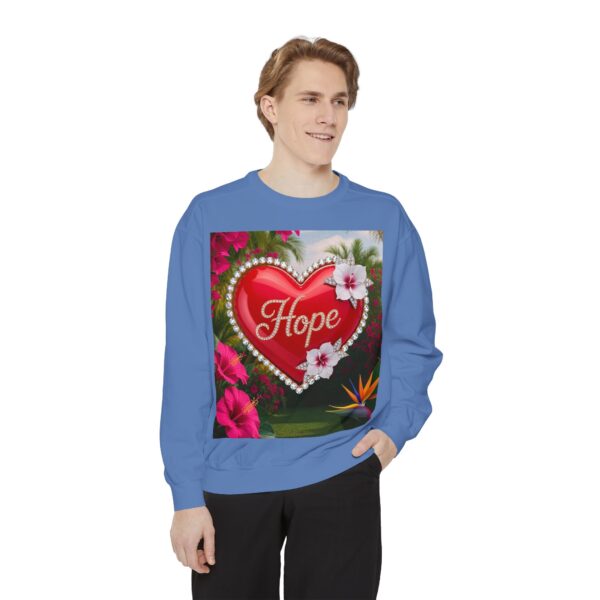 Sweatshirt Unisex Inspirational-With Our Beautiful "Hope" 'Solid Red Heart' Design- Faith Apparel Unisex Jumper Religious Gift, Comfort Wear, Gospel Fashion - Image 24