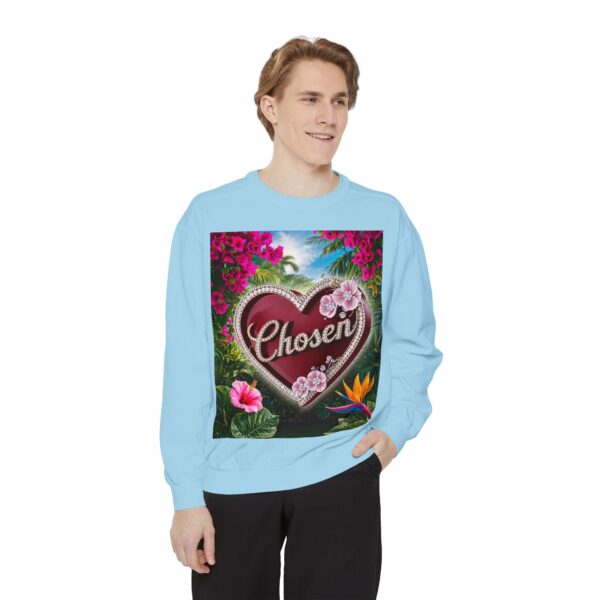 Sweatshirt Unisex Inspirational-with our "Chosen" 'Solid Red Heart' Design! Christian Uplifting Faith-Based Apparel Gospel Philippians 4:8 - Image 20
