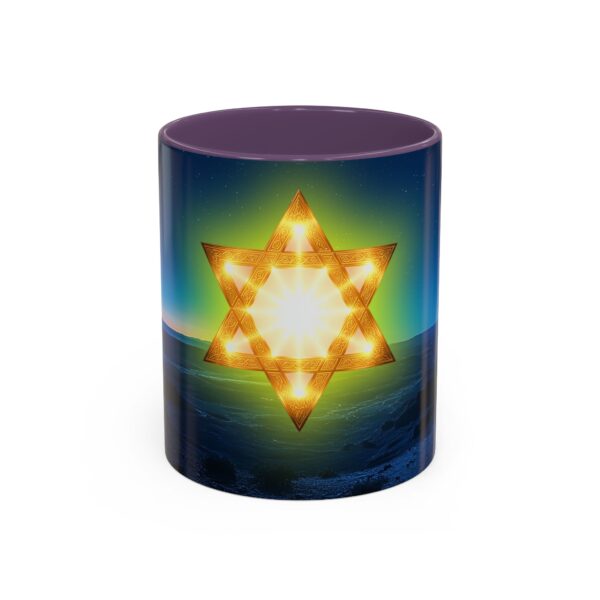 Our inspirational 'Star of David over Israel' Ceramic Accent Coffee Mug Design is Perfect for Wedding Gifts, Inspirational Decor - Image 45