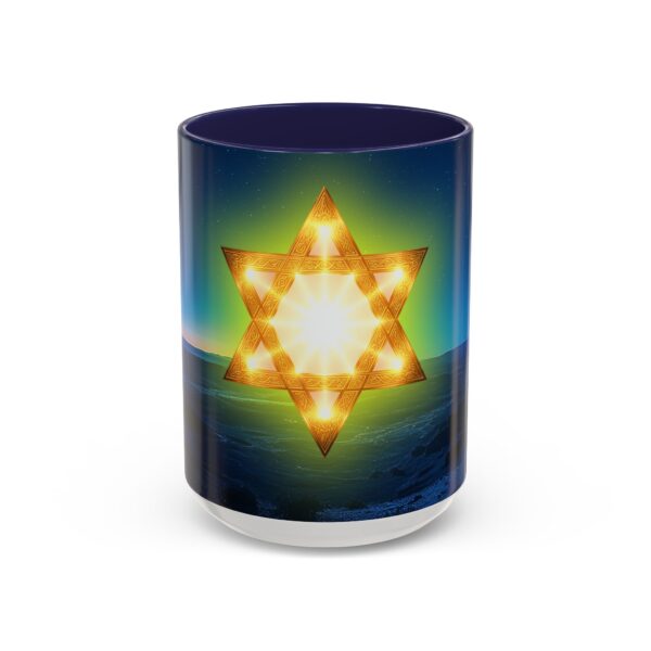 Our inspirational 'Star of David over Israel' Ceramic Accent Coffee Mug Design is Perfect for Wedding Gifts, Inspirational Decor - Image 21