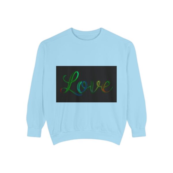 Sweatshirt Unisex with our inspirational  "Love" 'light in darkness' Design!! Faith Apparel Gospel Fashion Jumper, Pullover - Image 30