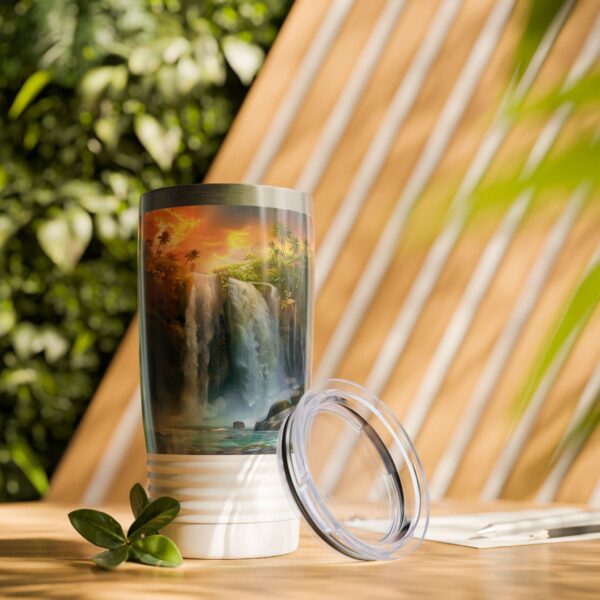 Our inspirational 'Philippine Waterfall' Tumbler | 20oz Inspirational Travel Mug, Motivational Drinkware, Perfect for Gifting - Image 6