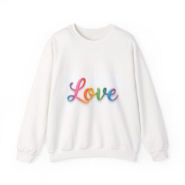 Crewneck Sweatshirt-with our inspirational "Love" Design!! Vintage Inspired Faith Apparel, Gospel Fashion Unisex Heavy - Image 4