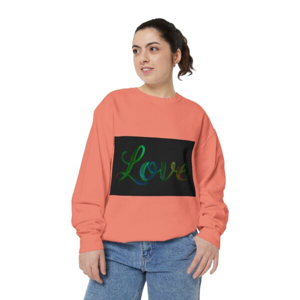 Sweatshirt Unisex with our inspirational  "Love" 'light in darkness' Design!! Faith Apparel Gospel Fashion Jumper, Pullover - Image 16