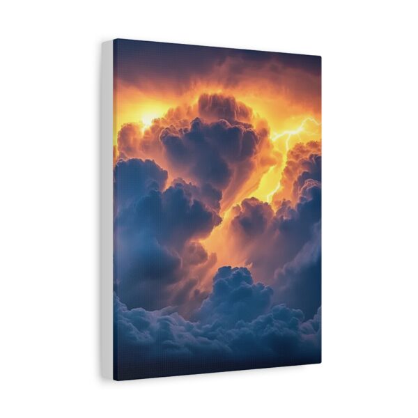 Inspirational matte Canvas Wall Art, with 'Storm Light' design! Beauty of Creation Tropical Storm Home Decor Uplifting Artwork - Image 10