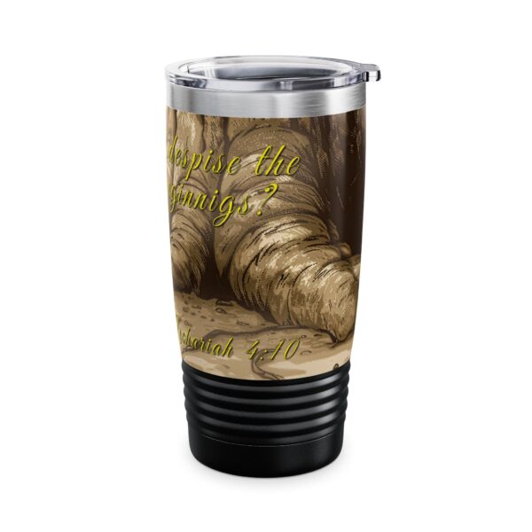 Our inspirational  'Day of Small Beginnings' from Zech 4:10 Tumbler | 20oz Inspirational Travel Mug, Motivational Drinkware, Perfect for Gifting - Image 14