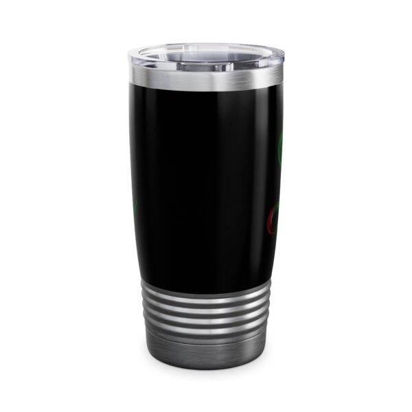 Our inspirational "Love" 'light in darkness' Design Tumbler | 20oz Inspirational Travel Mug, Motivational Drinkware, Perfect for Gifting - Image 9