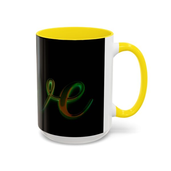 Our inspirational "Love" 'light in darkness' Ceramic Accent Coffee Mug Design is Perfect for Wedding Gifts, Inspirational Decor - Image 62