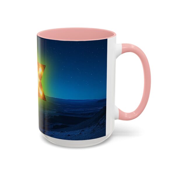 Our inspirational 'Star of David over Israel' Ceramic Accent Coffee Mug Design is Perfect for Wedding Gifts, Inspirational Decor - Image 26
