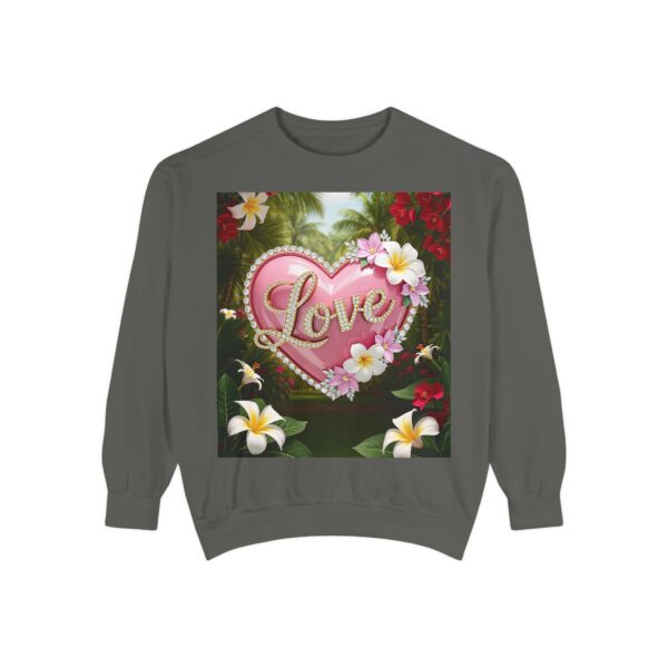 Sweatshirt Unisex with our Inspirational "Love" 'Solid Pink Heart' Design! Faith Apparel Gospel Fashion Jumper, Pullover - Image 17