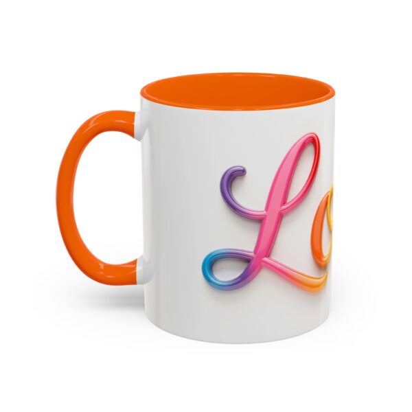 Our inspirational "Love" Ceramic Accent Coffee Mug Design is Perfect for Wedding Gifts, Inspirational Decor - Image 43