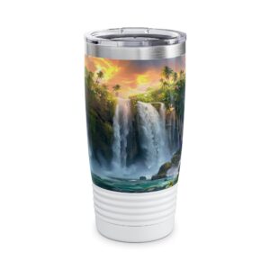 Our inspirational 'Philippine Waterfall' Tumbler | 20oz Inspirational Travel Mug, Motivational Drinkware, Perfect for Gifting