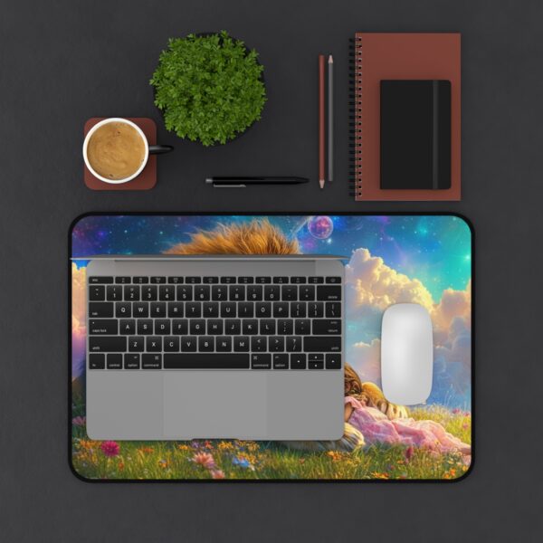 Inspirational Desk Mat 'Beth at Rest' - Mouse Pad, Office Decor Desk Accessory, Gaming Pad, Computer Mat, Non-Slip - Image 2