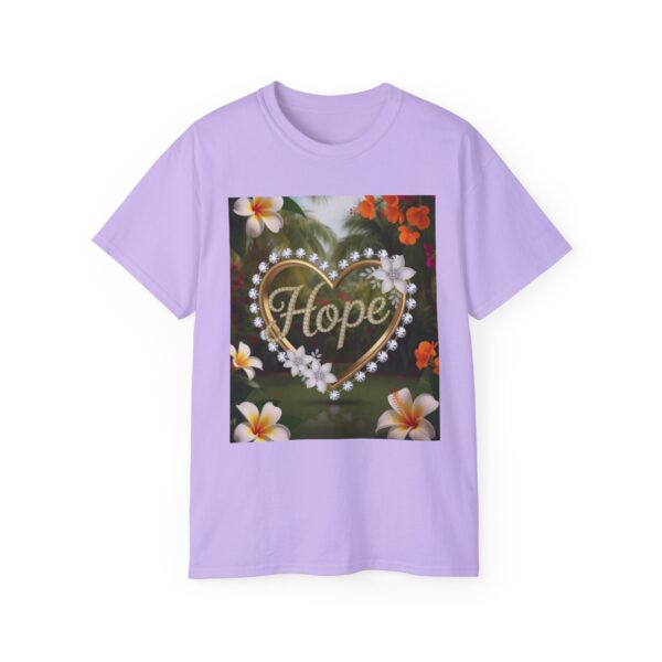 Our "Hope" Inspirational 'Diamond Ring Heart' Design Vintage Christian Faith Apparel Unisex Cotton T-Shirt, Thoughtful Quote, Philippians 4:8 - Image 23