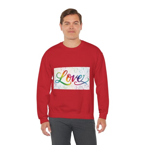 Crewneck Sweatshirt-with our inspirational "Love" 'spirals' Design!! Vintage Inspired Faith Apparel, Gospel Fashion Unisex Heavy - Image 22