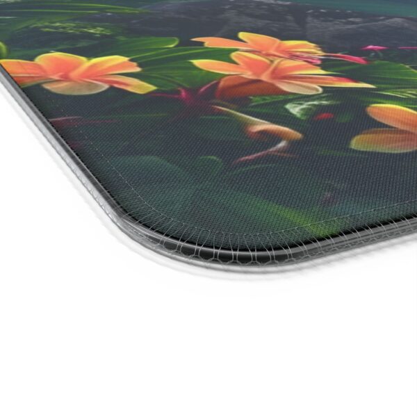 LED + Wireless Charger Gaming Mouse Pad with 'Philippine Waterfall' Design, Gaming Desk Accessory, Tech Gift, Home Office Gamer Essentials - Image 8