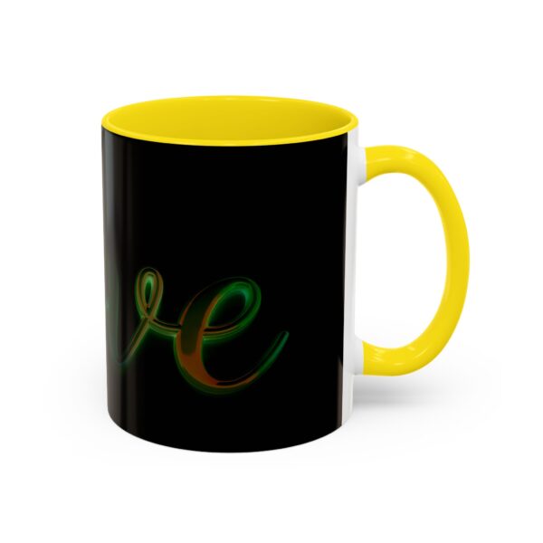 Our inspirational "Love" 'light in darkness' Ceramic Accent Coffee Mug Design is Perfect for Wedding Gifts, Inspirational Decor - Image 50