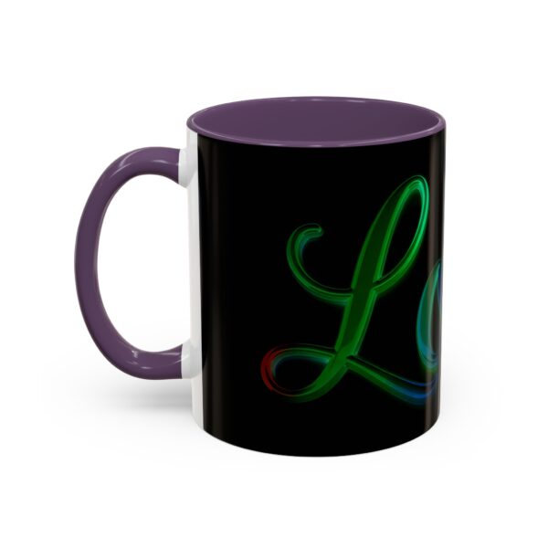 Our inspirational "Love" 'light in darkness' Ceramic Accent Coffee Mug Design is Perfect for Wedding Gifts, Inspirational Decor - Image 47