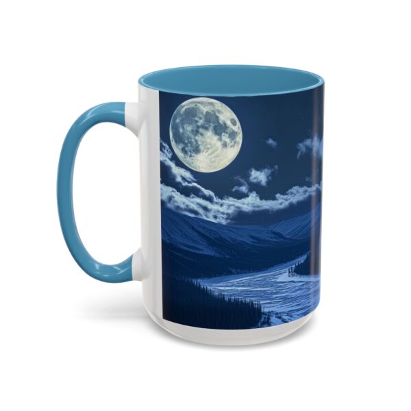 Our inspirational 'Wolf Moon' Ceramic Accent Coffee Mug Design is Perfect for Wedding Gifts, Inspirational Decor - Image 39