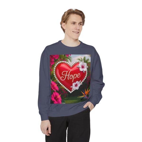 Sweatshirt Unisex Inspirational-With Our Beautiful "Hope" 'Solid Red Heart' Design- Faith Apparel Unisex Jumper Religious Gift, Comfort Wear, Gospel Fashion - Image 28