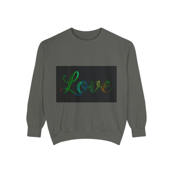 Sweatshirt Unisex with our inspirational  "Love" 'light in darkness' Design!! Faith Apparel Gospel Fashion Jumper, Pullover - Image 19