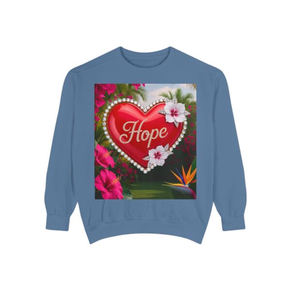 Sweatshirt Unisex Inspirational-With Our Beautiful "Hope" 'Solid Red Heart' Design- Faith Apparel Unisex Jumper Religious Gift, Comfort Wear, Gospel Fashion - Image 25