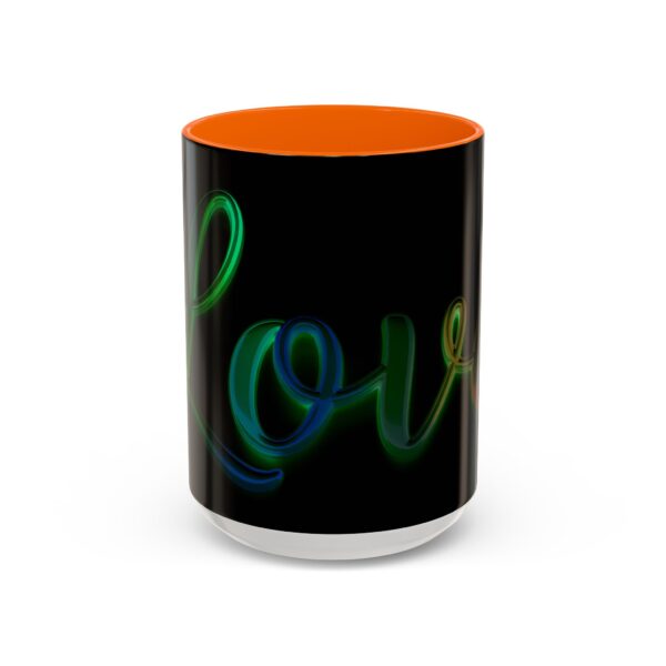Our inspirational "Love" 'light in darkness' Ceramic Accent Coffee Mug Design is Perfect for Wedding Gifts, Inspirational Decor - Image 53
