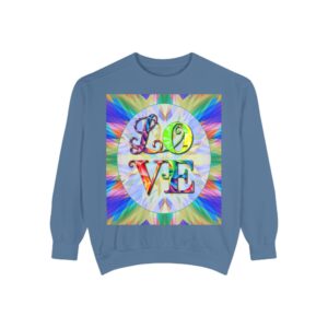 Sweatshirt Unisex with our inspirational  "Love" 'kaleidoscope' Design!! Faith Apparel Gospel Fashion Jumper, Pullover