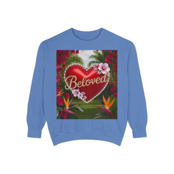 Sweatshirt Unisex Inspirational-Our "Beloved" 'Solid Red Heart' design! Christian Virtues Uplifting Faith-Based Apparel Gospel Comfort - Image 23