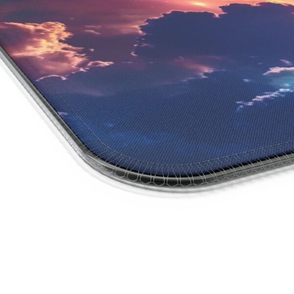 LED + Wireless Charger Gaming Mouse Pad with 'Cosmic Clouds' Design, Gaming Desk Accessory, Tech Gift, Home Office Gamer Essentials - Image 2