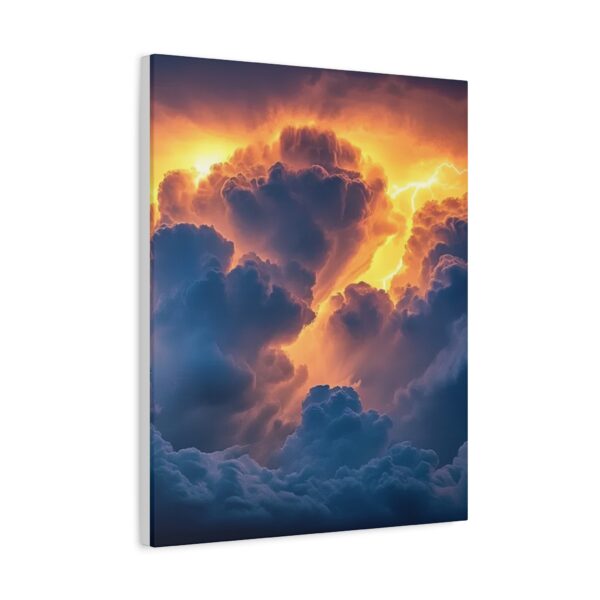 Inspirational matte Canvas Wall Art, with 'Storm Light' design! Beauty of Creation Tropical Storm Home Decor Uplifting Artwork - Image 13