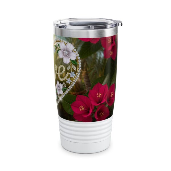 Our "Love" 'Diamond Ring Heart' Tumbler | 20oz Inspirational Travel Mug, Motivational Drinkware, Perfect for Gifting - Image 4