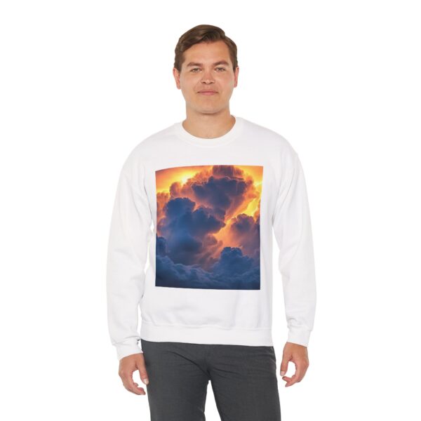 Crewneck Sweatshirt-with our Inspirational 'Storm Light' Design!! Vintage Inspired Faith Apparel, Gospel Fashion Unisex Heavy Beauty of Creation - Image 5