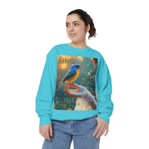 Sweatshirt Unisex Inspirational our 'Song Bird' "Sing a New Song" design! Christian Apparel, Faith-Based Comfort, Jumper, Gift for Believers - Image 16