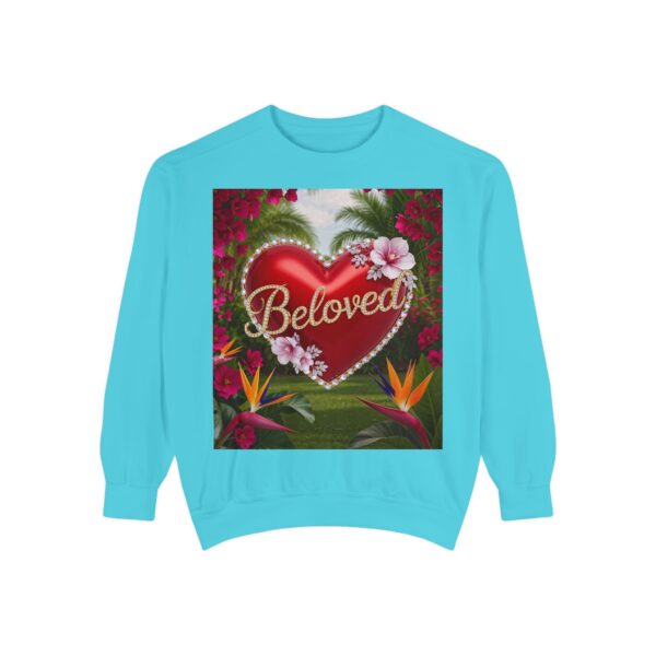 Sweatshirt Unisex Inspirational-Our "Beloved" 'Solid Red Heart' design! Christian Virtues Uplifting Faith-Based Apparel Gospel Comfort - Image 19