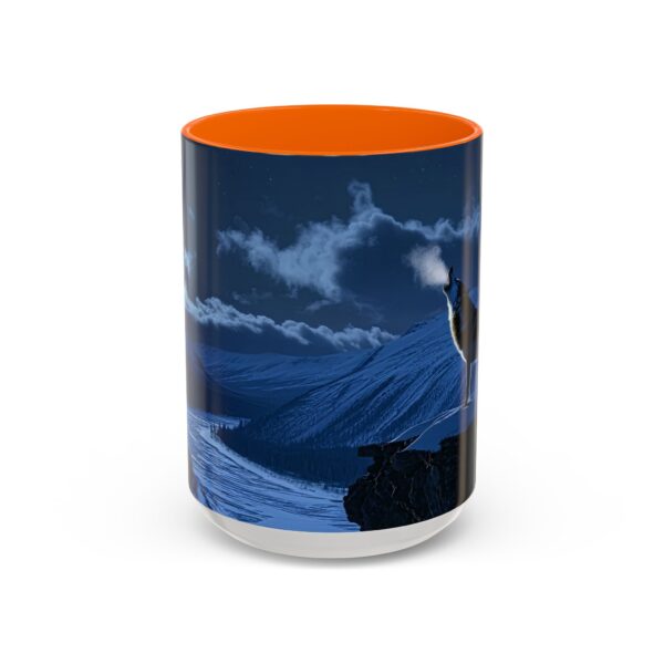 Our inspirational 'Wolf Moon' Ceramic Accent Coffee Mug Design is Perfect for Wedding Gifts, Inspirational Decor - Image 53