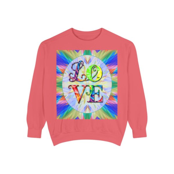 Sweatshirt Unisex with our inspirational  "Love" 'kaleidoscope' Design!! Faith Apparel Gospel Fashion Jumper, Pullover - Image 40