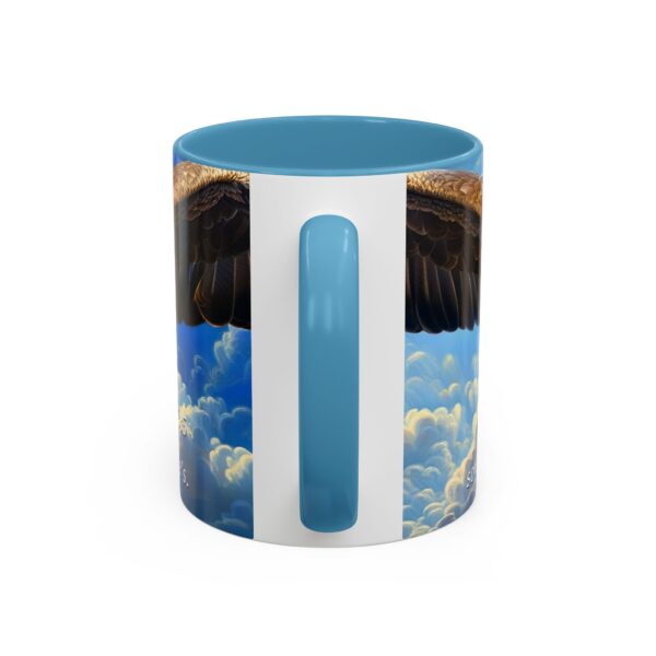 Our inspirational 'Soaring Eagle' and Psalm 103:5 'your youth is renewed like the eagles' design Ceramic Accent Coffee Mug Design is Perfect for Wedding Gifts, Inspirational Decor - Image 36