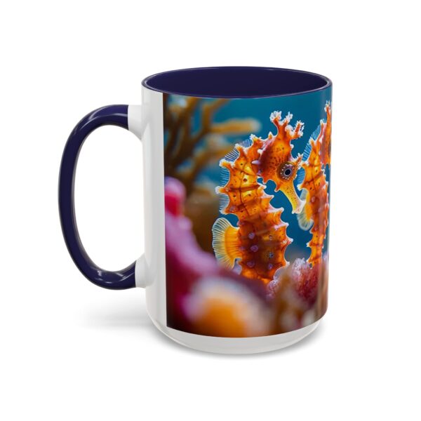 Our 'Seahorses' design Accent Coffee Mug, Perfect for Wedding Gifts, Inspirational Decor Beauty of God's Creation Tea Ceramic - Image 23