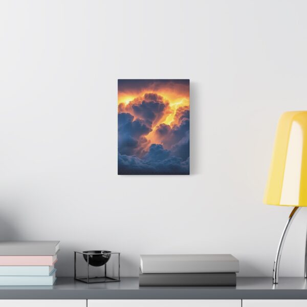 Inspirational matte Canvas Wall Art, with 'Storm Light' design! Beauty of Creation Tropical Storm Home Decor Uplifting Artwork - Image 11