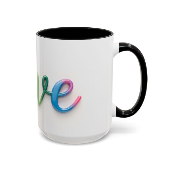 Our inspirational "Love" Ceramic Accent Coffee Mug Design is Perfect for Wedding Gifts, Inspirational Decor - Image 18