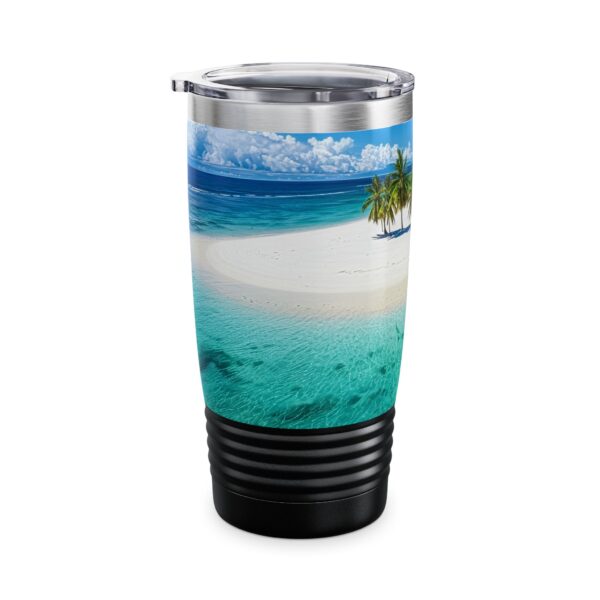 Our inspirational  "Five Palm Island" Tumbler | 20oz Inspirational Travel Mug, Motivational Drinkware, Perfect for Gifting - Image 12