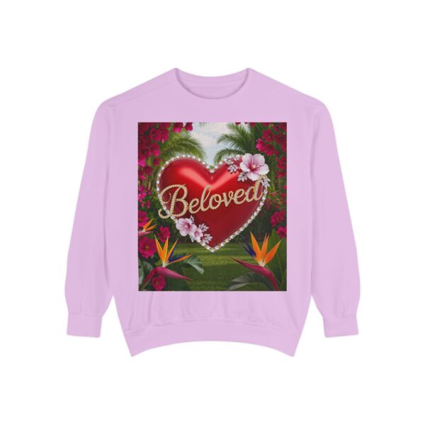 Sweatshirt Unisex Inspirational-Our "Beloved" 'Solid Red Heart' design! Christian Virtues Uplifting Faith-Based Apparel Gospel Comfort - Image 31