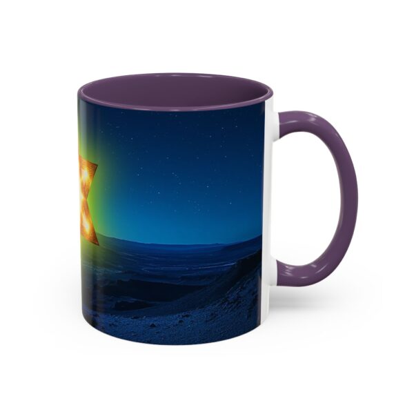 Our inspirational 'Star of David over Israel' Ceramic Accent Coffee Mug Design is Perfect for Wedding Gifts, Inspirational Decor - Image 46