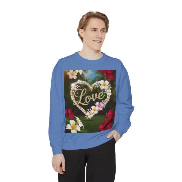 Sweatshirt Unisex Inspirational-With Our Beautiful "Love" 'Diamond Ring Heart' Faith Gospel Apparel Unisex Jumper, Religious Gift, Comfort Wear Philippians 4:8 - Image 31